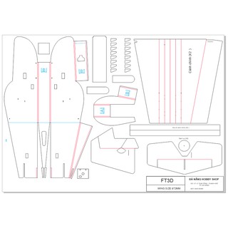 Bản vẽ máy bay FT-3D