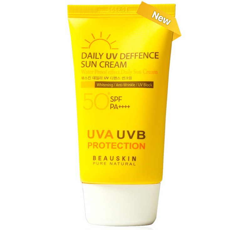 Kem chống nắng và phục hồi sau đi nắng dành cho mặt và toàn thân BEAUSKIN DALY UV SPF 50 PA+++ Hàn quốc 50ml/Hộp