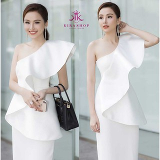 ĐẦM BODY, XẾP NHÚNG TẦNG LỆCH, HỞ VAI, SANG TRỌNG, CAO CẤP, THIẾT KẾ, TINH TẾ, QUÝ PHÁI, TUYỆT ĐẸP.