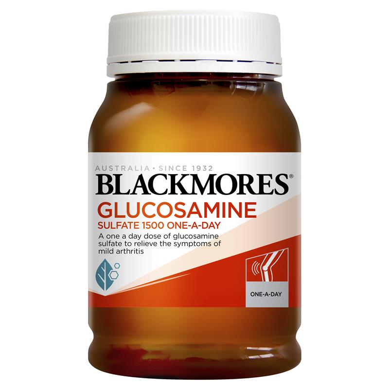 [Hàng chuẩn Úc] Viên uống bổ xương khớp Blackmores glucosamine sulfate 1500 one-a-day 180 viên của Úc