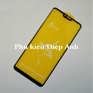Xiaomi Mi8 lite | Kính cường lực full màn full keo 6D mới tặng dán lưng carbon