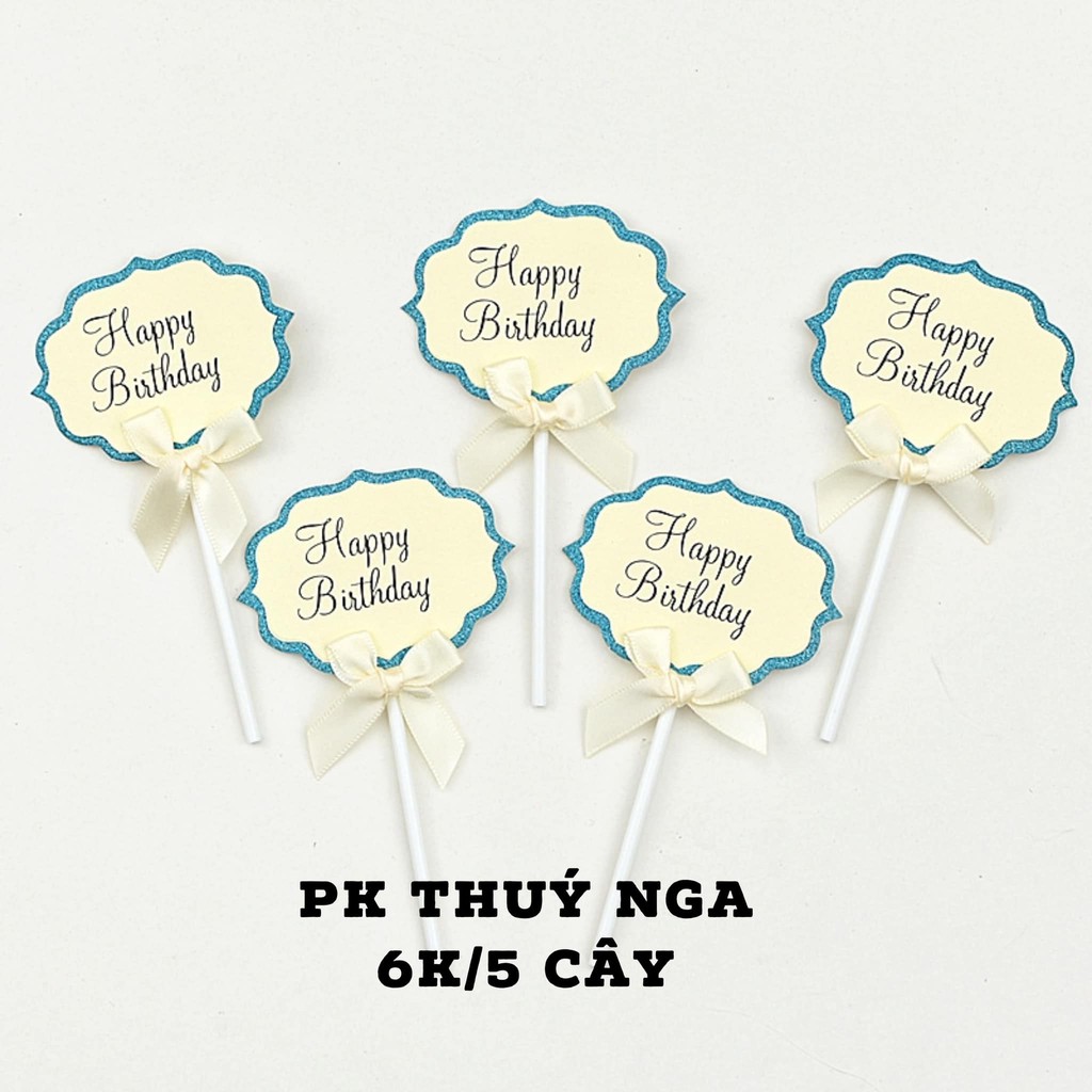 SET 5 BÀNG HPBD TRANG TRÍ BÁNH KEM