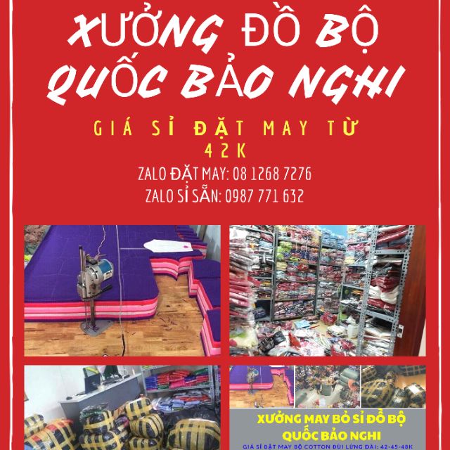 Quốc Bảo Nghi-Xưởng May Đồ Bộ