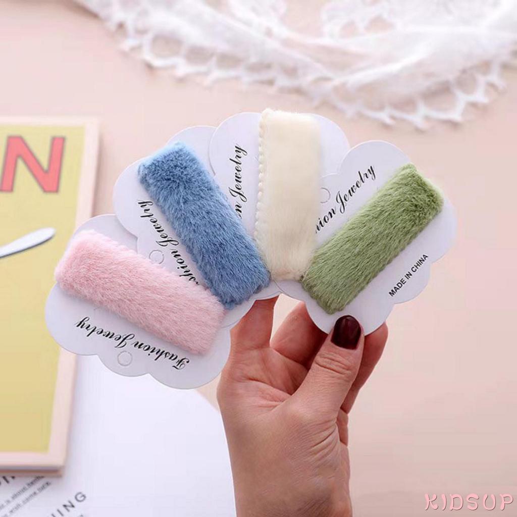 Kẹp tóc hình tam giác/giọt nước màu sắc thời trang cho nữ