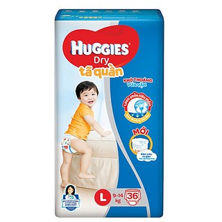 Tã quần huggies dry l36