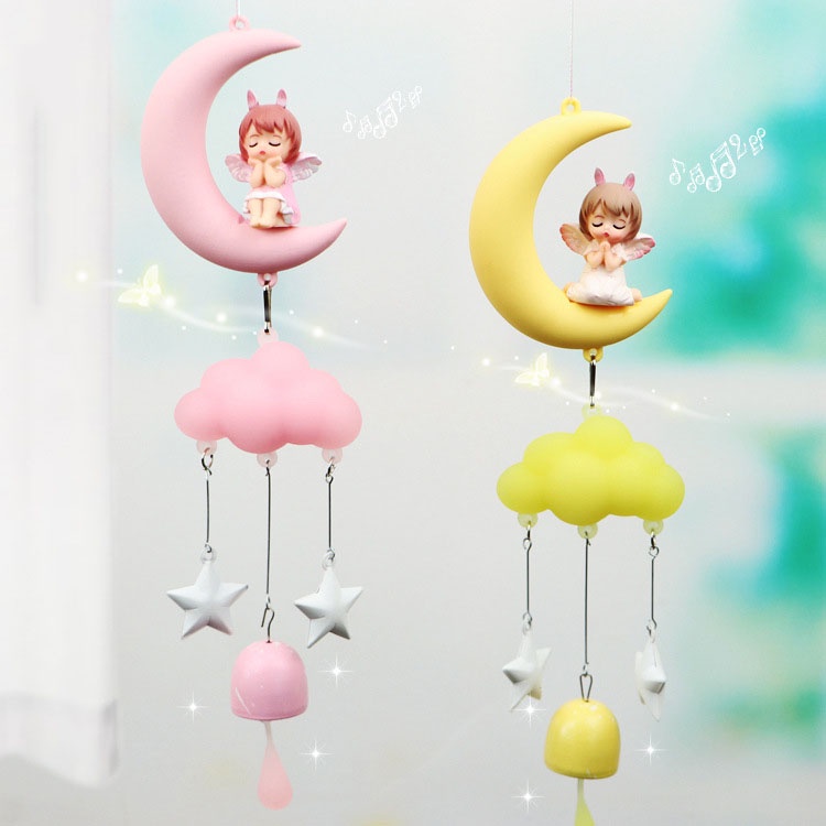 Mô hình chuông gió : Cô gái, Phi hành gia vũ trụ .. nhiều màu sắc dễ thương treo cửa sổ trang trí nhà cửa làm quà tặng