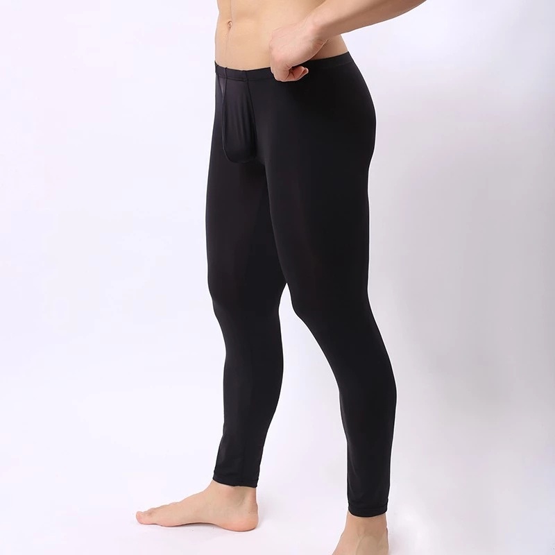 Quần Ngủ Dài Bằng Lụa Lạnh Siêu Mỏng Trong Suốt Dành Cho Nam