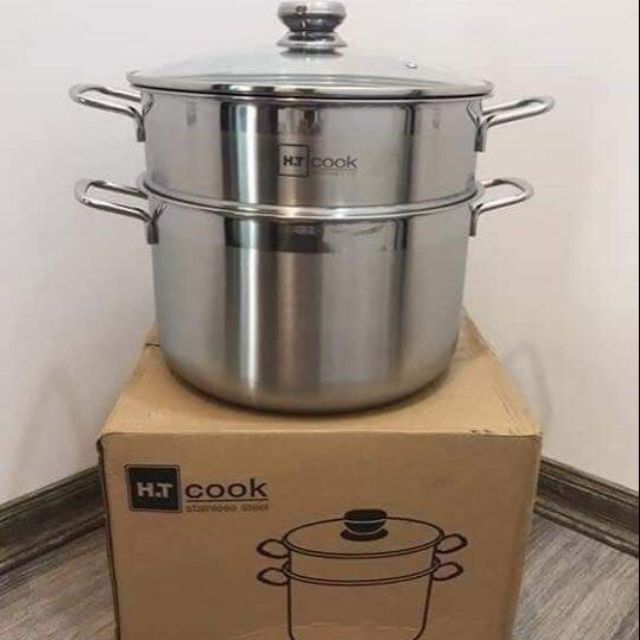 Combo 3 nồi hấp HT COOK 28cm