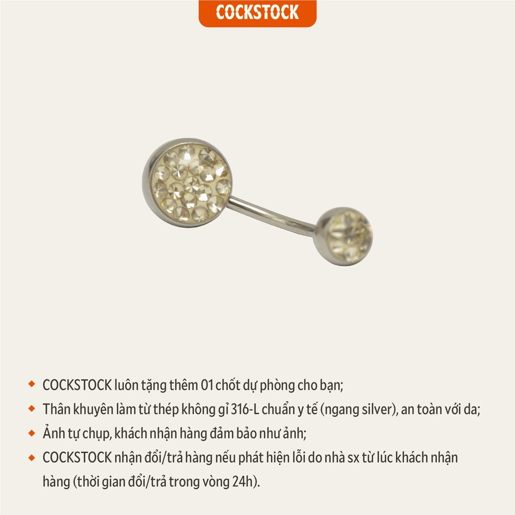 Khuyên rốn Belly Button Blink Earring 2 CockStock