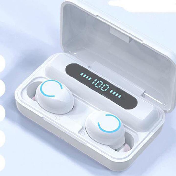 Tai nghe không dây Bluetooth TWS AMoi F9 Pro - Chống nước IP67,Tai Nghe Kiêm Sạc Dự Phòng -Bảo Hành 12 Tháng