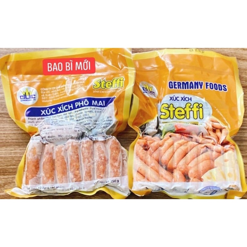 xúc xích phomai đức 250gr 16 cái