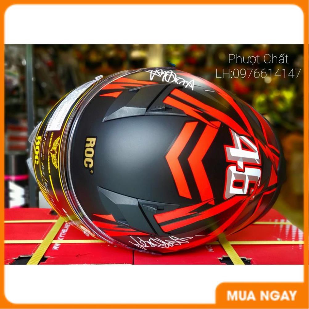 Giá Tận Kho - Mũ bảo hiểm Fullface ROC R01 chính hãng