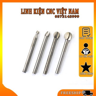 Mũi quả đào thép gió cán 3mm ( có video )