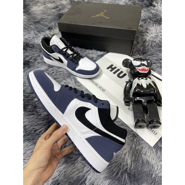 giầy thể thao sneaker low retro navy xanh than cổ ngắn HOT (ảnh thật + full box)