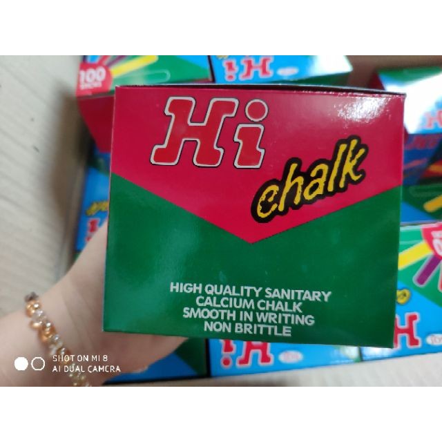 PHẤN VIẾT BẢNG ÍT BỤI HI CHALK - 2 màu