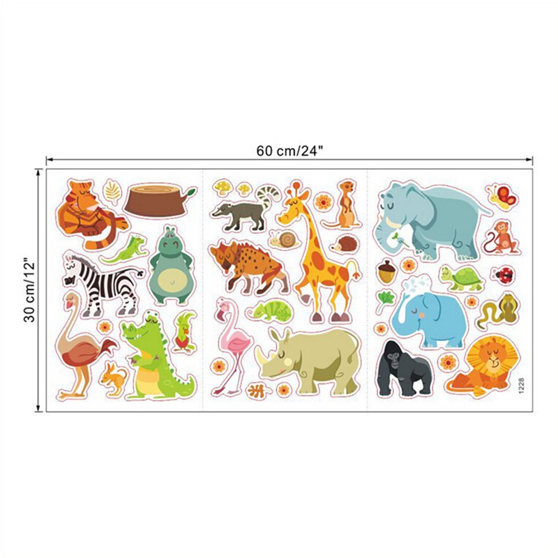 Sticker Dán Tường Hình Chú Khỉ Dễ Thương Bắt Mắt