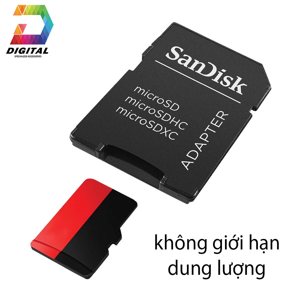 Adapter Thẻ Nhớ Chuyển Đổi Thẻ Nhớ Micro SD Sang Thẻ SD Chính Hãng