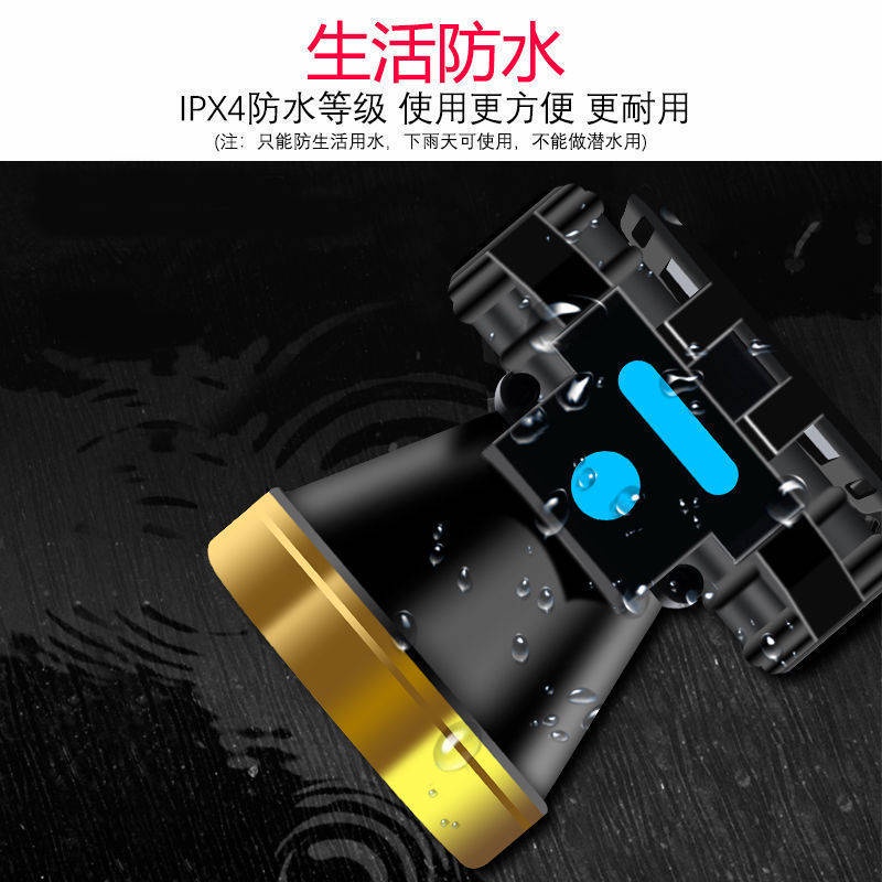 Đèn Pin Đội Đầu Siêu Sáng Có Thể Sạc Lại Bằng Pin lithium Ban Đêm