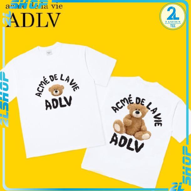 Áo thun tay lỡ ADLV trắng - Acmé de la vie Full Mẫu Vải Cotton phong cách hàn quốc