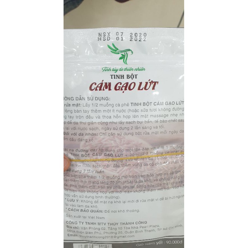Tinh bột cám gạo lứt date t7/2022 | BigBuy360 - bigbuy360.vn