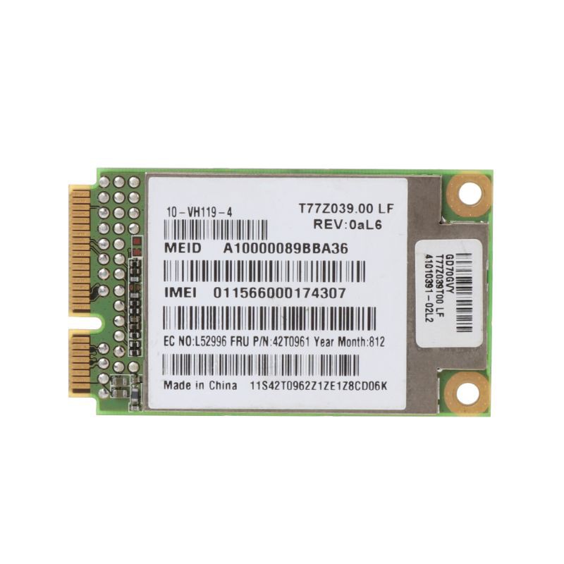 Card chuyên dụng cho ThinkPad gobi1000 X200 x301 T400 T500 W500 3G WWAN 42t0p1 | BigBuy360 - bigbuy360.vn