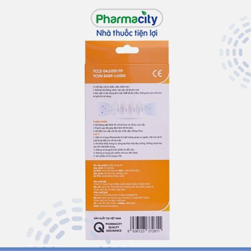 Khẩu trang y tế 4D Pharmacity (Hộp 10 cái)