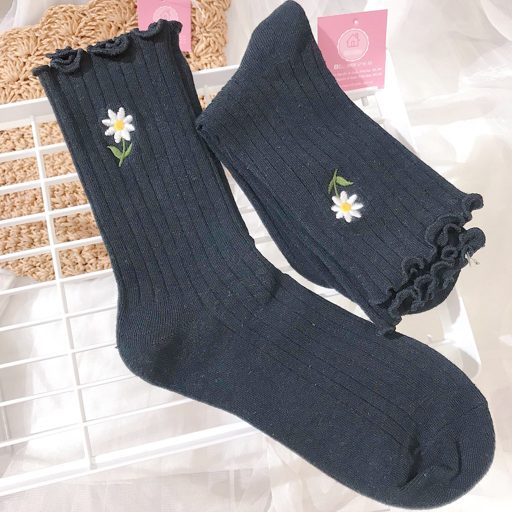 Vớ Dài Gân Bèo Hoa
