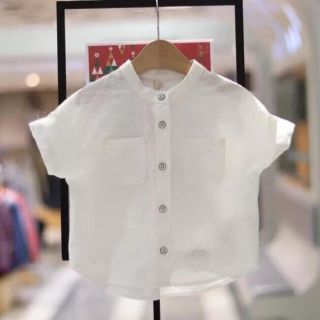 Áo somi cổ trụ cho bé