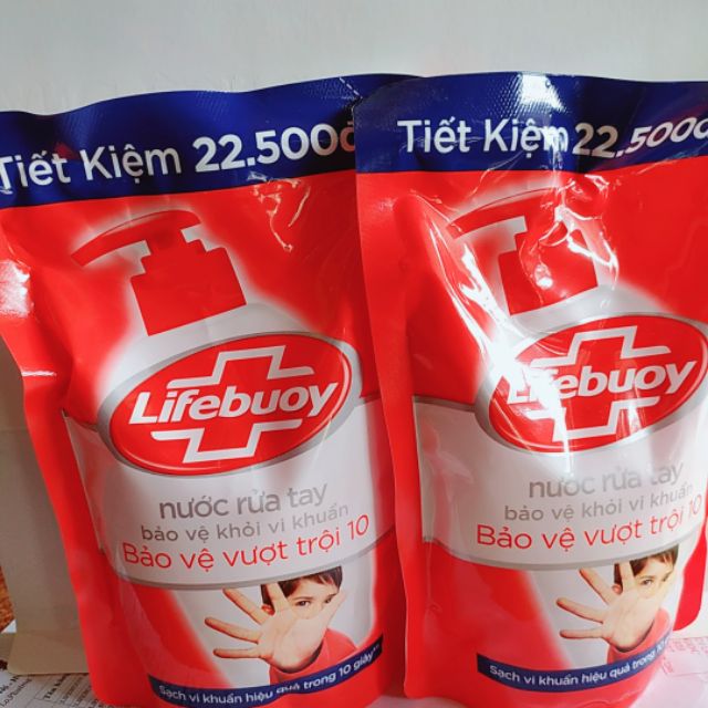 Nước rửa tay túi lifebuoy bảo vệ khỏi vi khuẩn (450g/1góii)