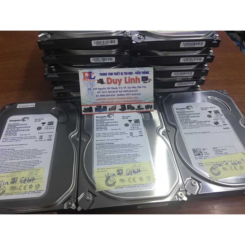 HDD 250G Hàng chuẩn tháo máy bộ cài sẵn Win 7 64bit bảo hành 03 tháng 21