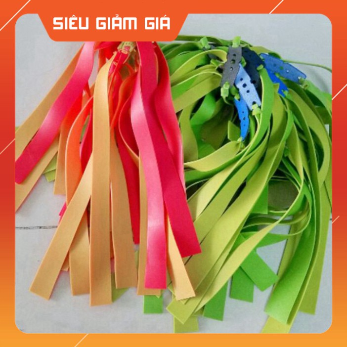 COMBO 05 DÂY CAO SU 2 LỚP - LOẠI DÂY 1.0MM - KHỔ DÀI 22CM 1 BÊN - ĐỒ CÂU NGỌC HẢI