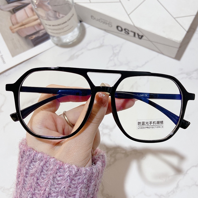 Mắt kính gọng vuông thời trang Unisex JZ3808
