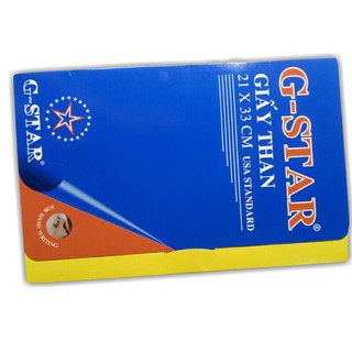 GIẤY THAN G STAR 1 XẤP 100 TỜ