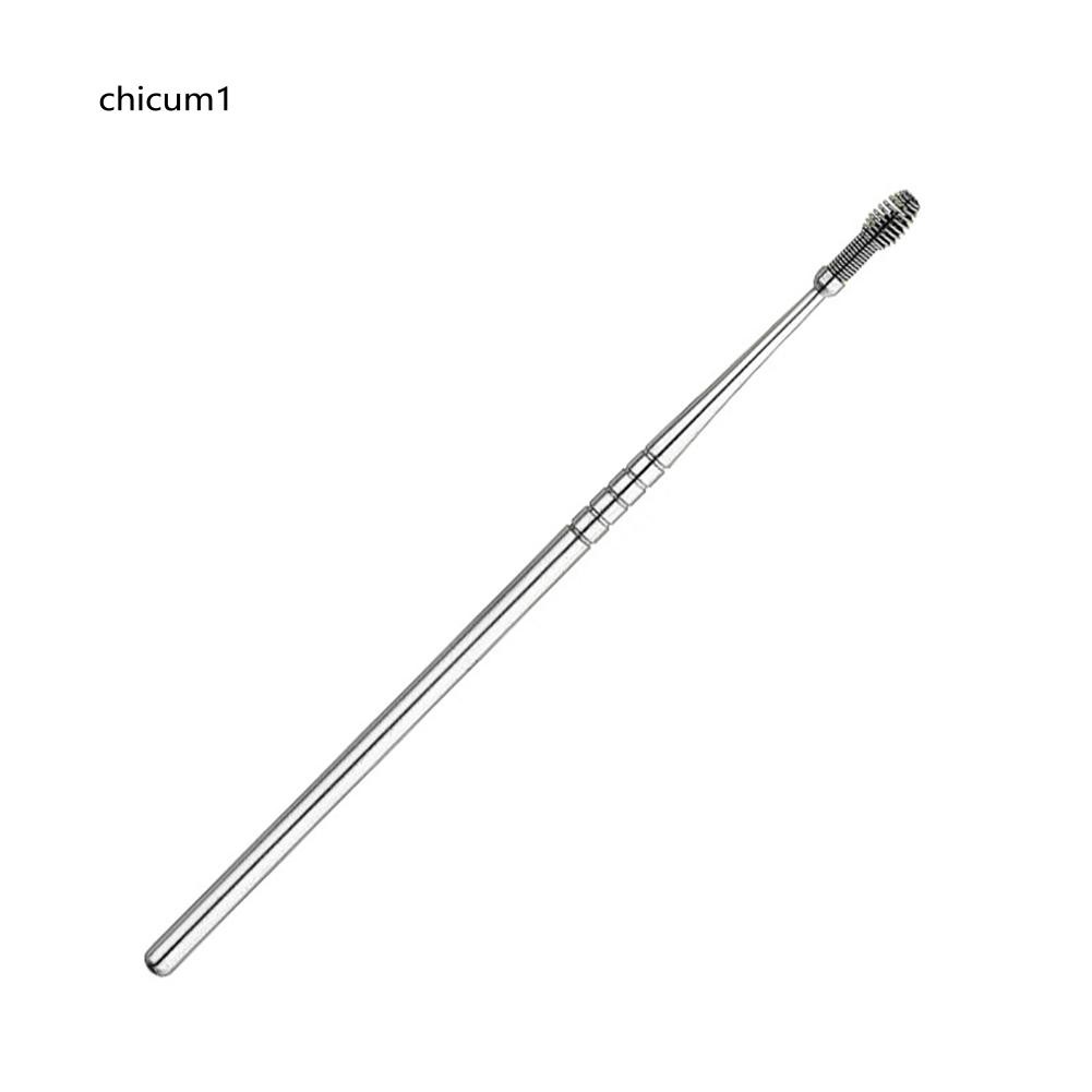 Set 5 Dụng Cụ Lấy Ráy Tai Bằng Thép Không Gỉ Thiết Kế Xoắn Ốc Kèm Hộp Đựng Tiện Lợi