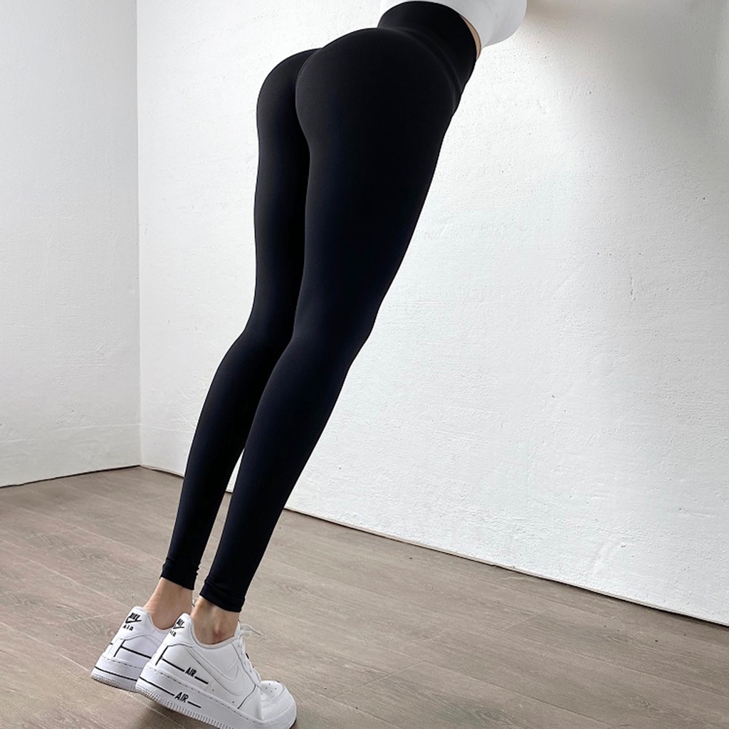 Quần tập gym yoga legging nữ cạp siêu cao AMIN AM051 ôm eo nâng mông tôn dáng vải dệt kim co dãn 4 chiều thoáng mát