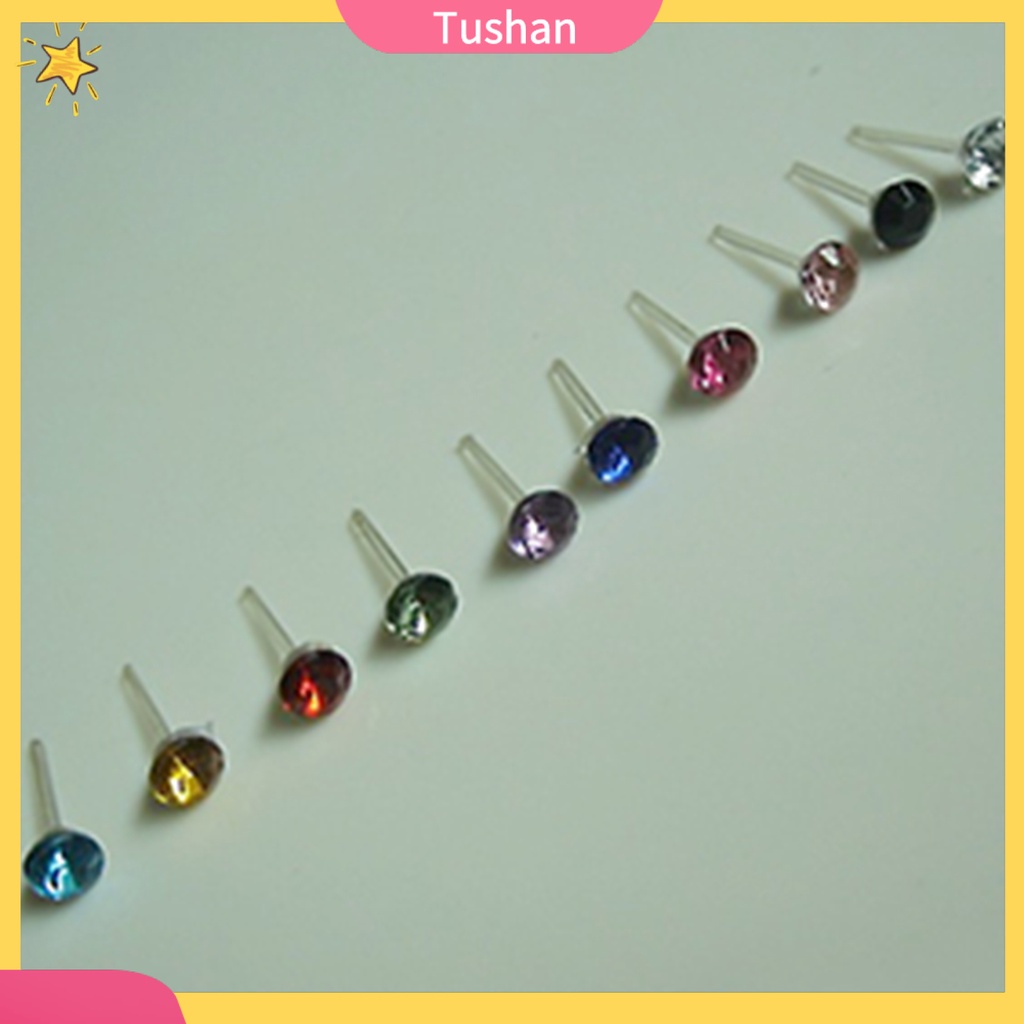 Set 20 cặp bông tai nữ đính đá thời trang