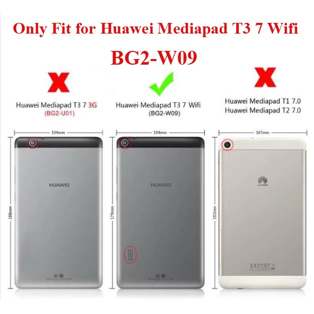 Ốp Lưng Mềm Bảo Vệ Cao Cấp Cho Huawei Mediapad T3 7 Wifi Bg2-w09 Soft Spad T3 7.0 Bg2 W09