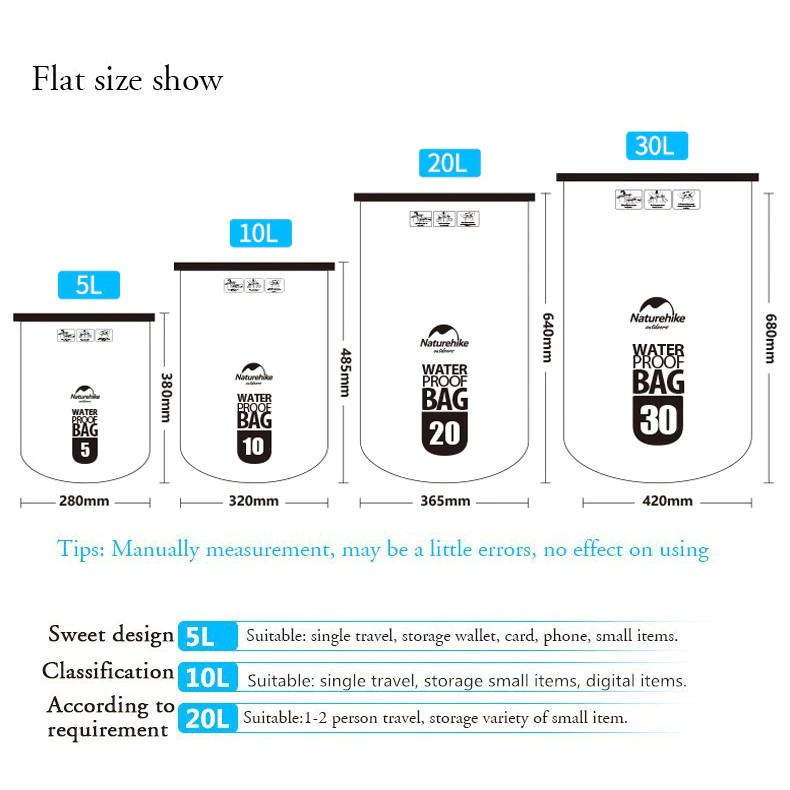 TÚI CHỐNG NƯỚC NATUREHIKE FS15M010-J