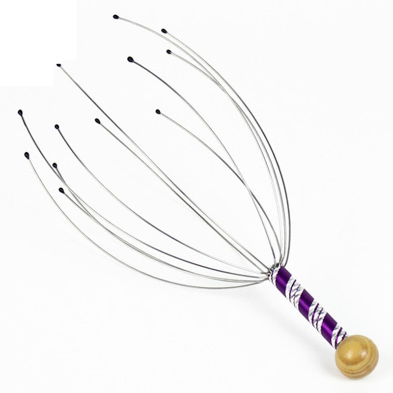 Head Massager Head Scalp Neck Equipment Stress Release Massage Relaxation Claw Metal Massager TALLER