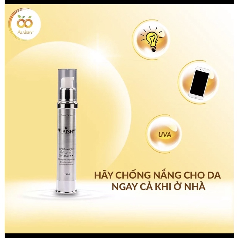Kem chống nắng Vitamin C nâng tone Spf 45+ PA+++