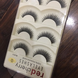 HỘP 5 CẶP MI GIẢ RED CHERRY EYE LASHES