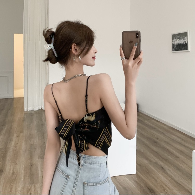 (ORDER) Áo 2s yếm ngược hoạ tiết sexy