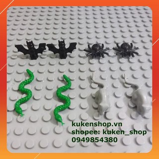 Đồ Chơi Minifigures Các Động Vật Rắn Chuột Nhện Dơi NO.270 - Phụ Ki
