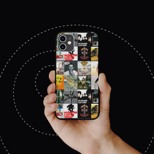 Ốp lưng iphone hình film poster collage art pop art viền vuông  cho các dòng SAMSUNG PAP20210666