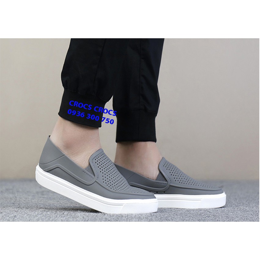 GIÀY NHỰA CITILANE ROKA SLIP ON CHO NAM MÀU XÁM