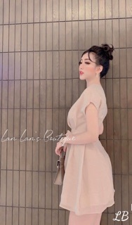 Váy lệch vai tơ lụa siuuu hottt(ảnh thật shop chụp)