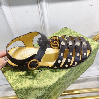 Sandal rọ đan đính đá