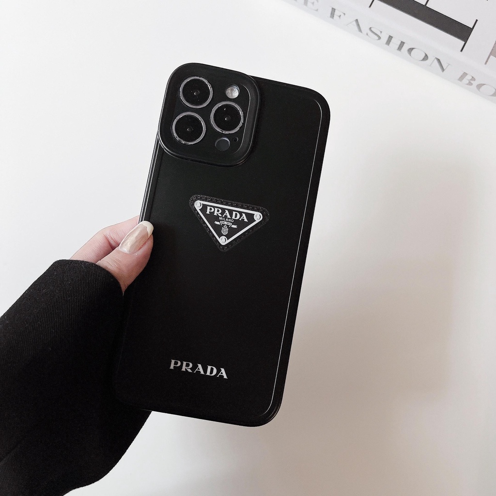 Sang Trọng Ốp Điện Thoại In Chữ prada Cho iphone 15 pro max 14 pro max 13 pro max i13 13pro 11 pro max i11 12pro 12 pro max