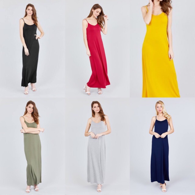 Đầm Maxi Basic ACTIVE USA (CÓ BIG SIZE)