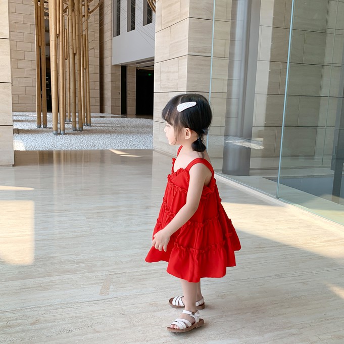 Đầm không tay kiểu công chúa thời trang mùa hè cho bé gái